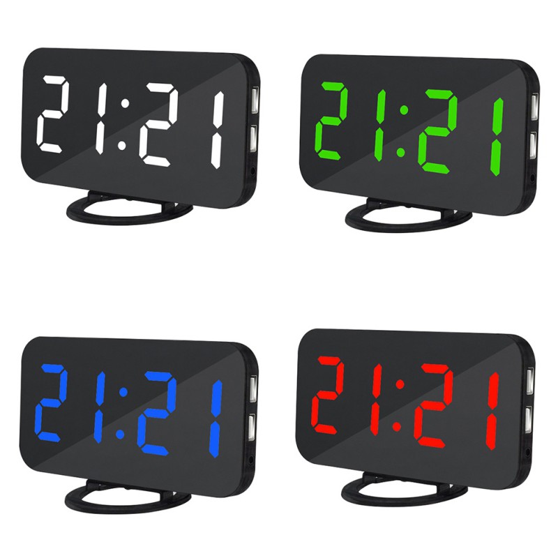 Featured image of post Led Mirror Alarm Clock Instructions / In this mode, led display will automatically lower the luminance (default period: